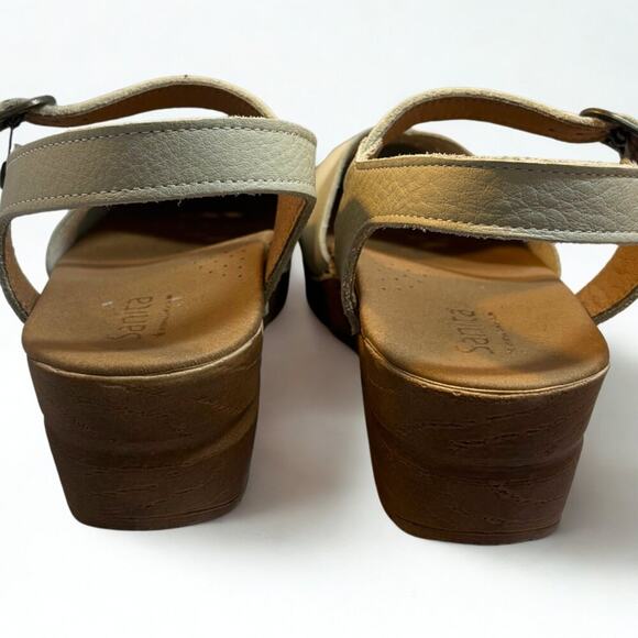 Sanita White Leather Clogs, Women’s EU 39 / US 8.5-9, Like New - Picture 3 of 6